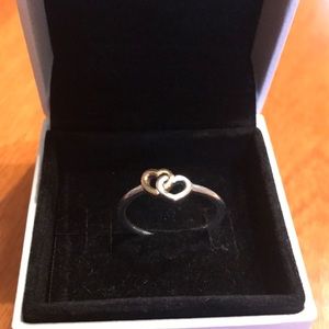 Pandora Heart to Heart Ring
